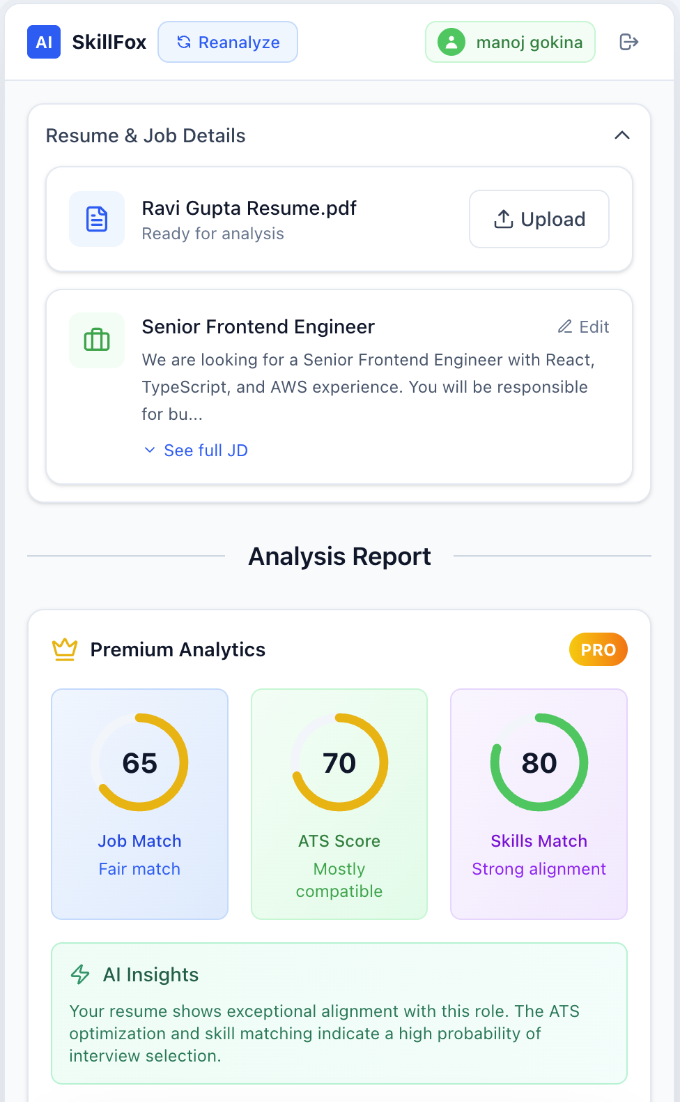 SkillFox Screenshot 1